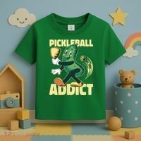 Funny Pickleball Addict Toddler T-Shirt thumb 3