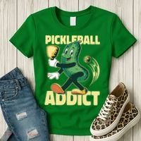 Funny Pickleball Addict Women's T-Shirt thumb 3