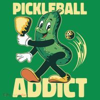 Funny Pickleball Addict Kids Sweatshirt thumb 2