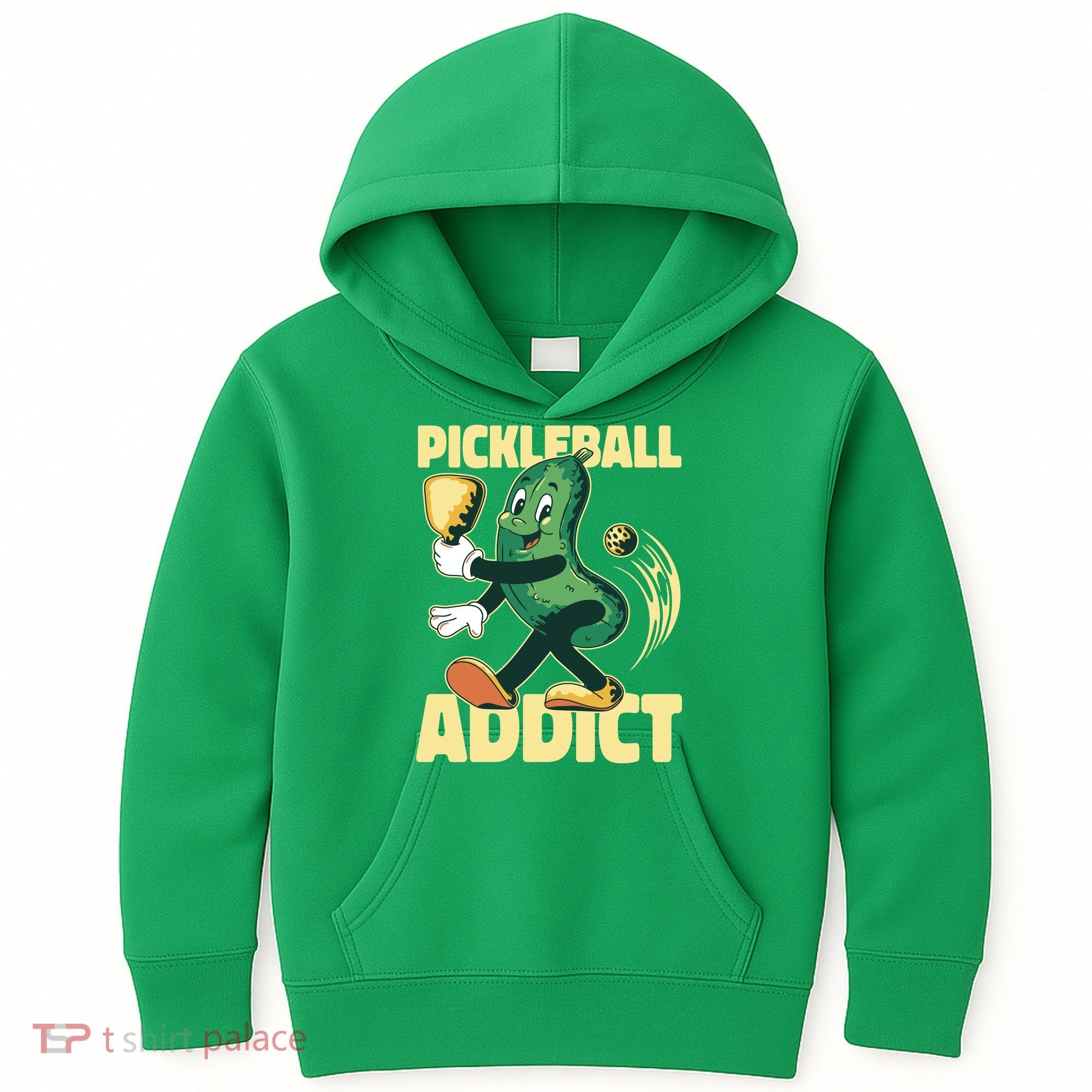Funny Pickleball Addict Kids Hoodie