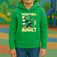 Funny Pickleball Addict Kids Hoodie thumb 3