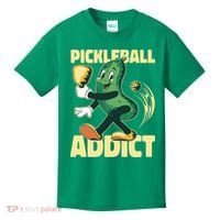 Funny Pickleball Addict Kids T-Shirt thumb 0