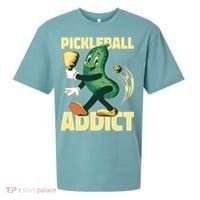Funny Pickleball Addict Sueded Cloud Jersey T-Shirt thumb 0