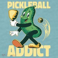 Funny Pickleball Addict Sueded Cloud Jersey T-Shirt thumb 2