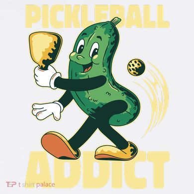 Funny Pickleball Addict Garment-Dyed Sweatshirt