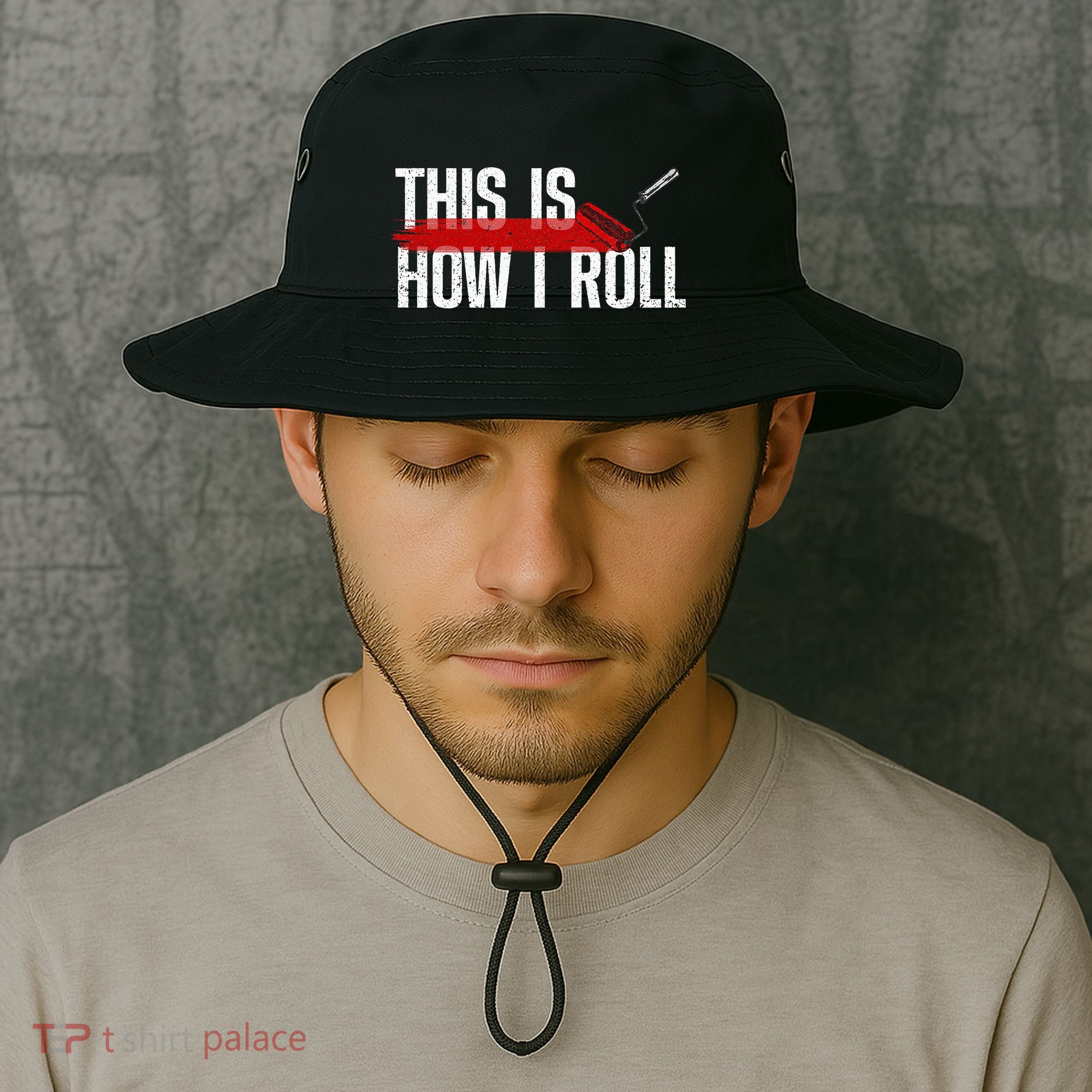 Funny Painter Art For Women Professional Painter Roller Bucket Hat