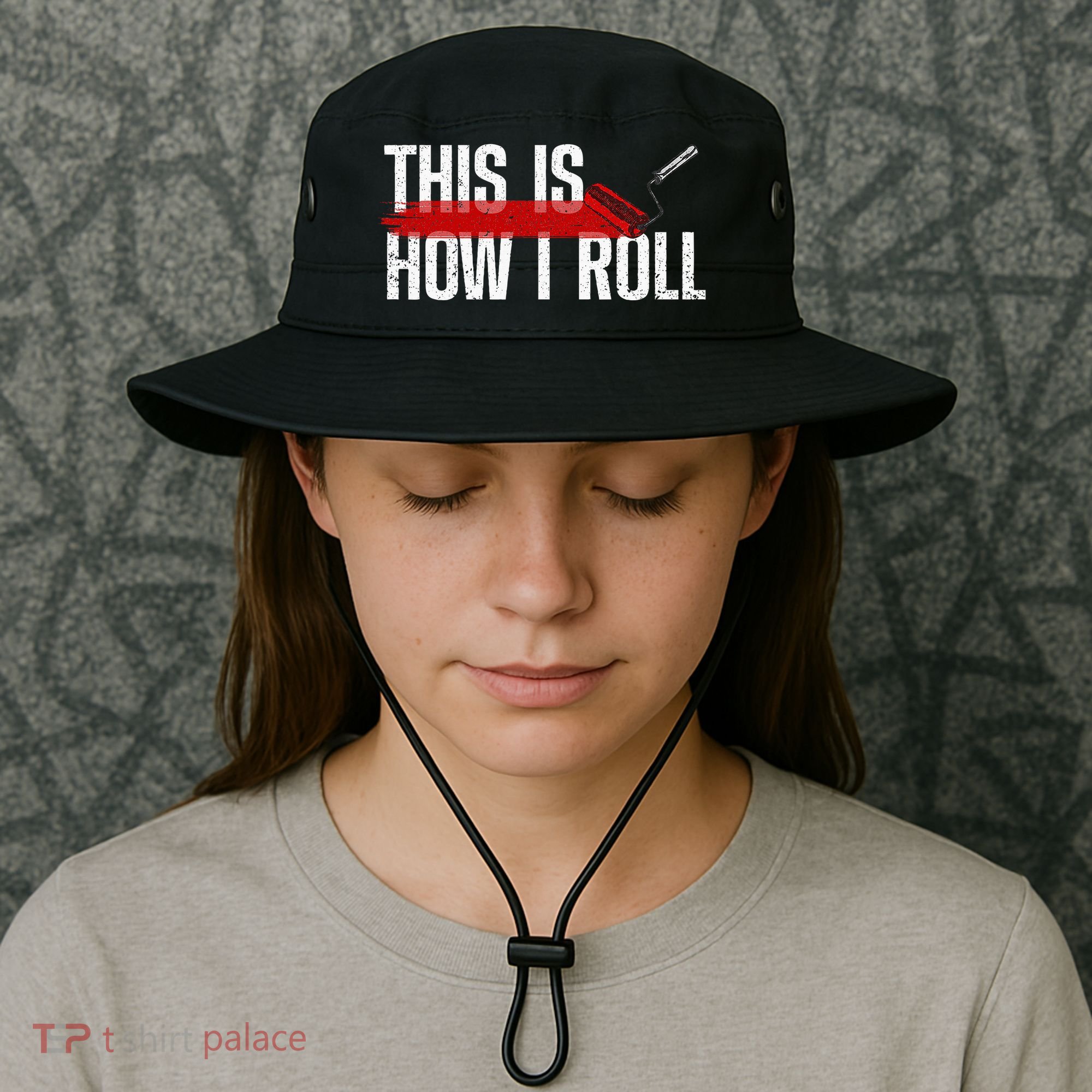 Funny Painter Art For Women Professional Painter Roller Bucket Hat