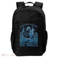 Funny Penguins Against Authoritarian Ice Holes Sarcastic Backpack thumb 0