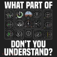 Funny Pilot Art Men Women Aviation Airline Pilot Instruments Golf Towel thumb 3