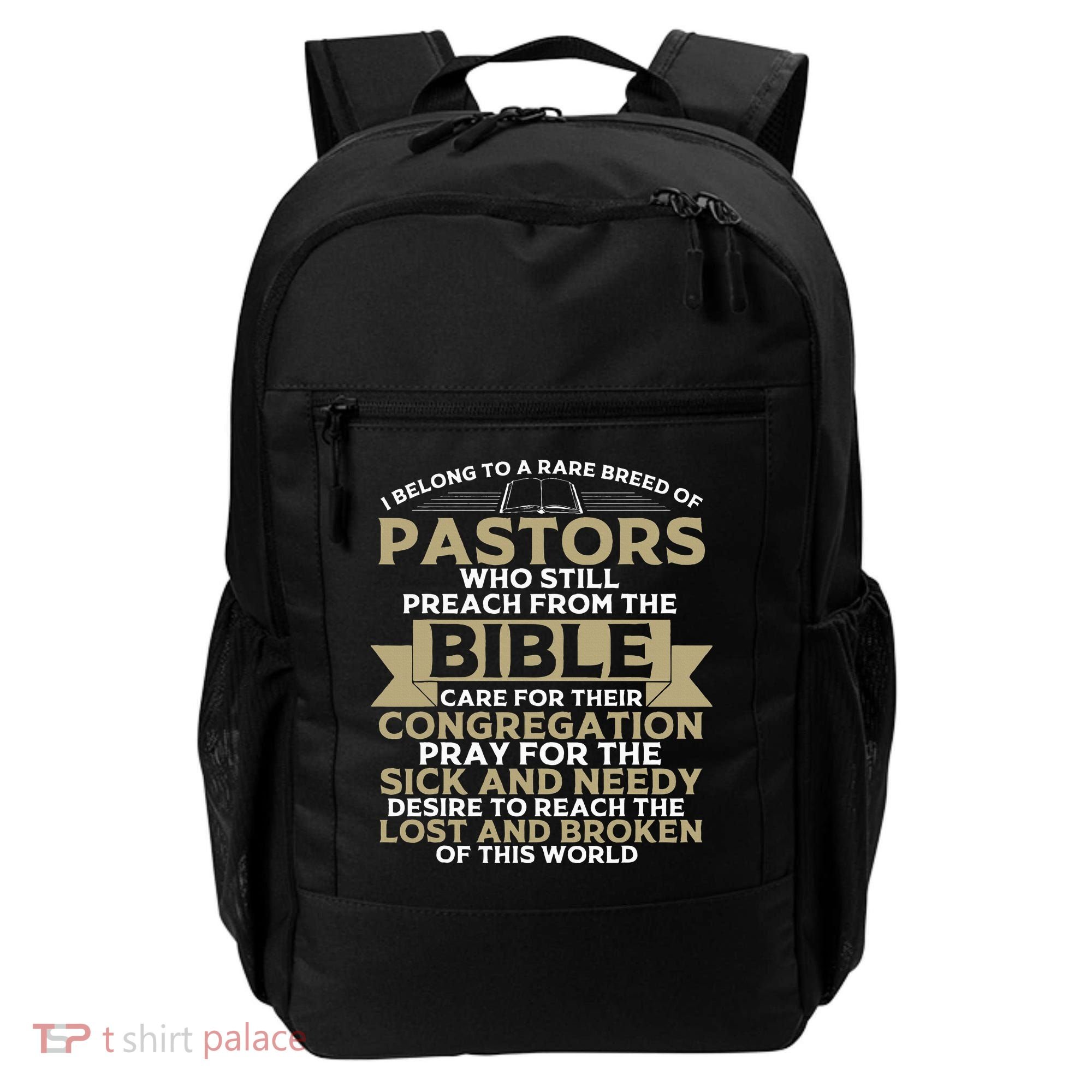 Funny Pastor Appreciation Gift Christian Preacher Backpack