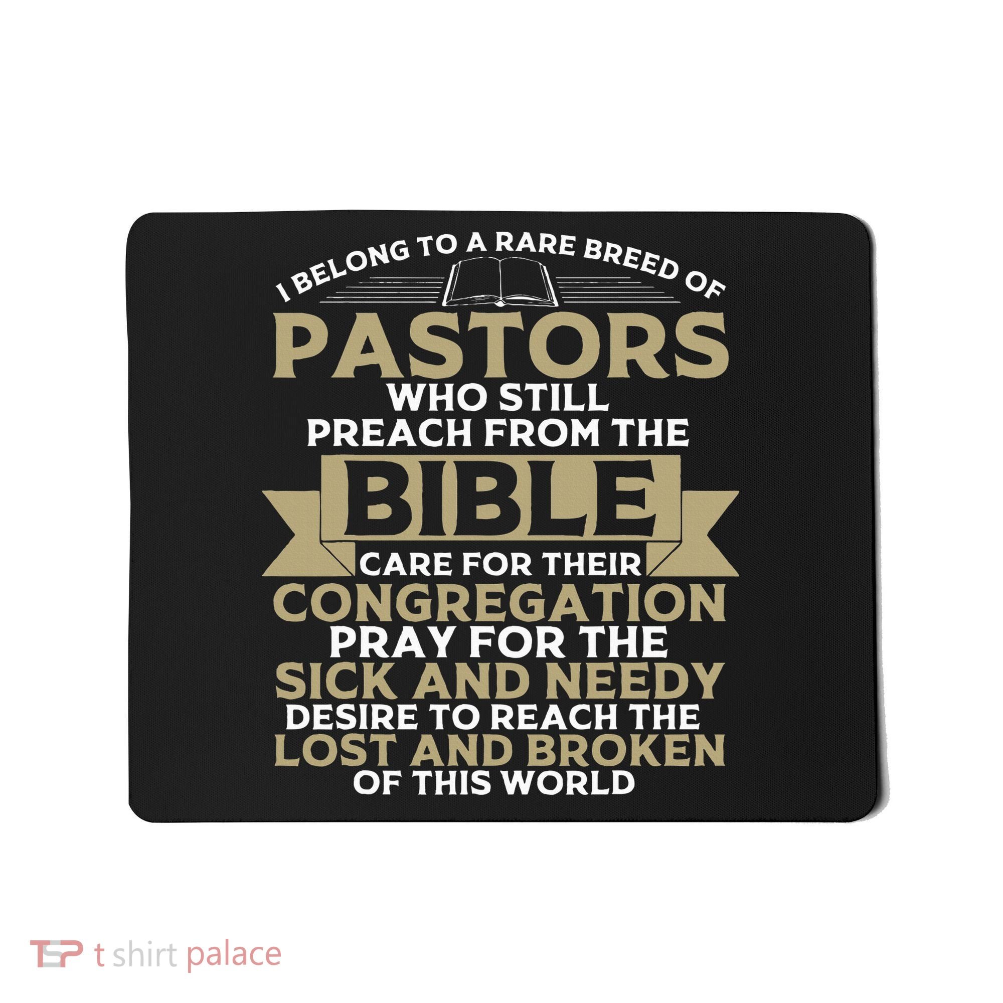 Funny Pastor Appreciation Gift Christian Preacher Mousepad