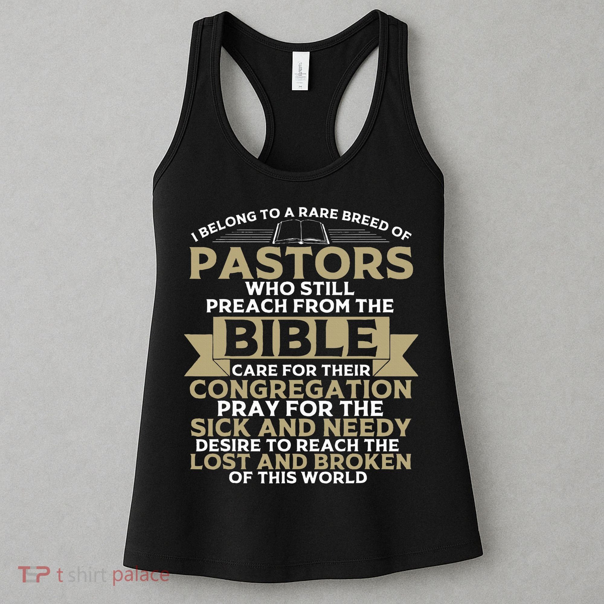 Funny Pastor Appreciation Gift Christian Preacher Women's Tank Top