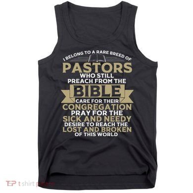 Funny Pastor Appreciation Gift Christian Preacher Tank Top