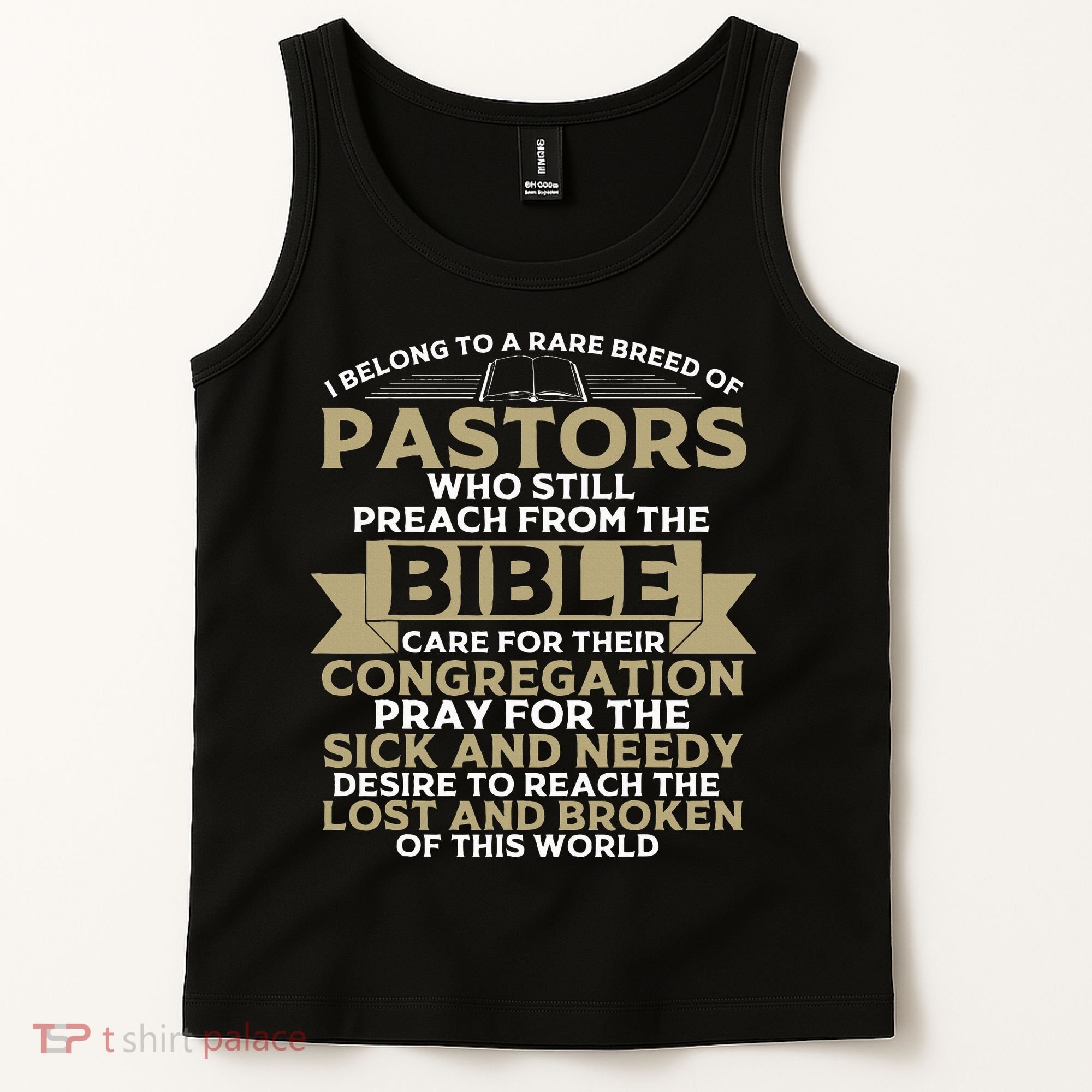 Funny Pastor Appreciation Gift Christian Preacher Tank Top