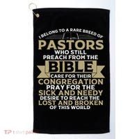 Funny Pastor Appreciation Gift Christian Preacher Golf Towel thumb 0
