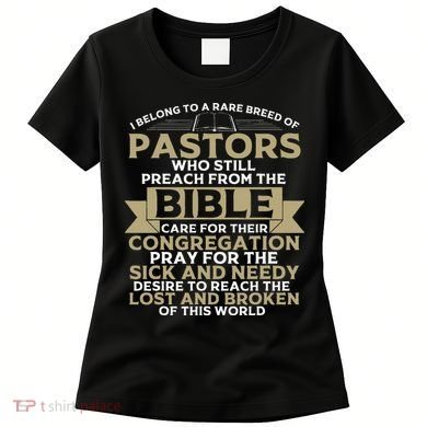 Funny Pastor Appreciation Gift Christian Preacher Women's T-Shirt