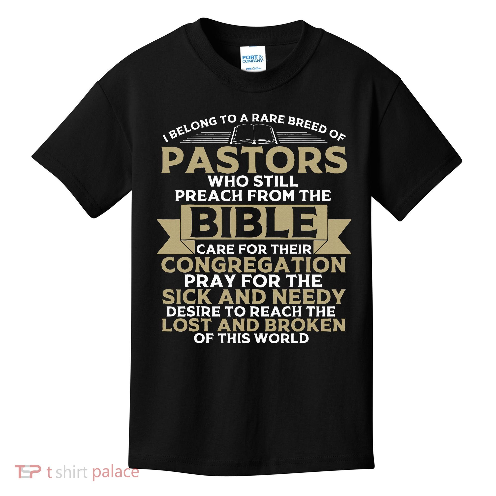 Funny Pastor Appreciation Gift Christian Preacher Kids T-Shirt