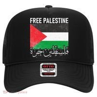 Free Palestine Arabic Palestine Gaza Jerusalem Support Hat thumb 0