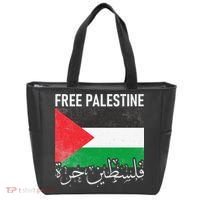 Free Palestine Arabic Palestine Gaza Jerusalem Support Tote Bag thumb 0
