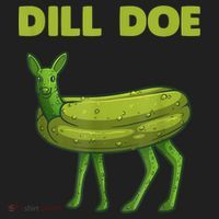 Funny Pickle Art Gift Dill Doe Deer Green Dill Beanie thumb 2