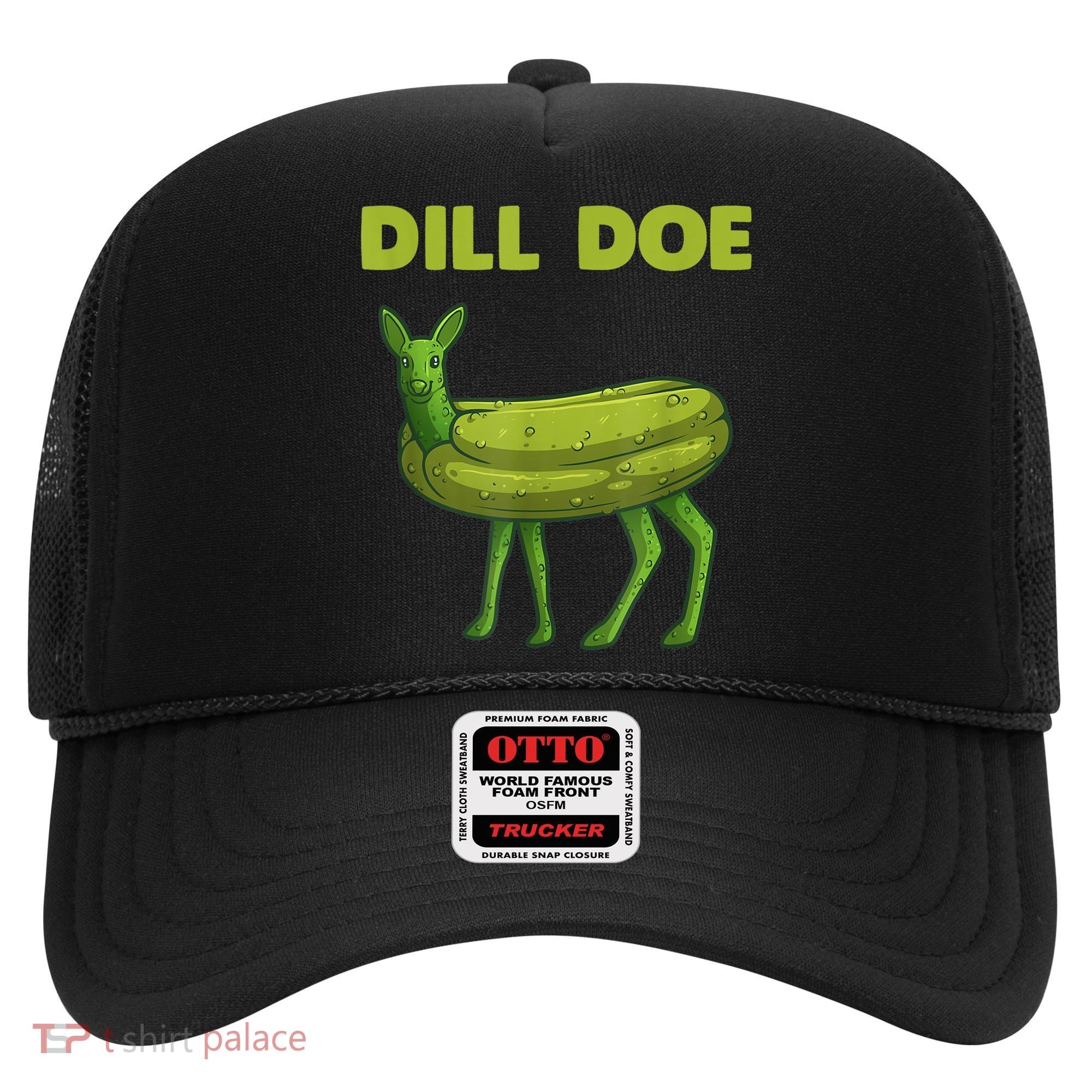 Funny Pickle Art Gift Dill Doe Deer Green Dill Hat