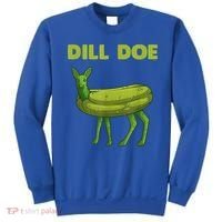 Funny Pickle Art Gift Dill Doe Deer Green Dill Sweatshirt thumb 0