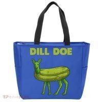 Funny Pickle Art Gift Dill Doe Deer Green Dill Tote Bag thumb 0