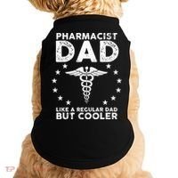 Funny Pharmacist Art For Dad School Pharmacy Technicians Doggie Tank thumb 0