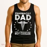 Funny Pharmacist Art For Dad School Pharmacy Technicians Tank Top thumb 3