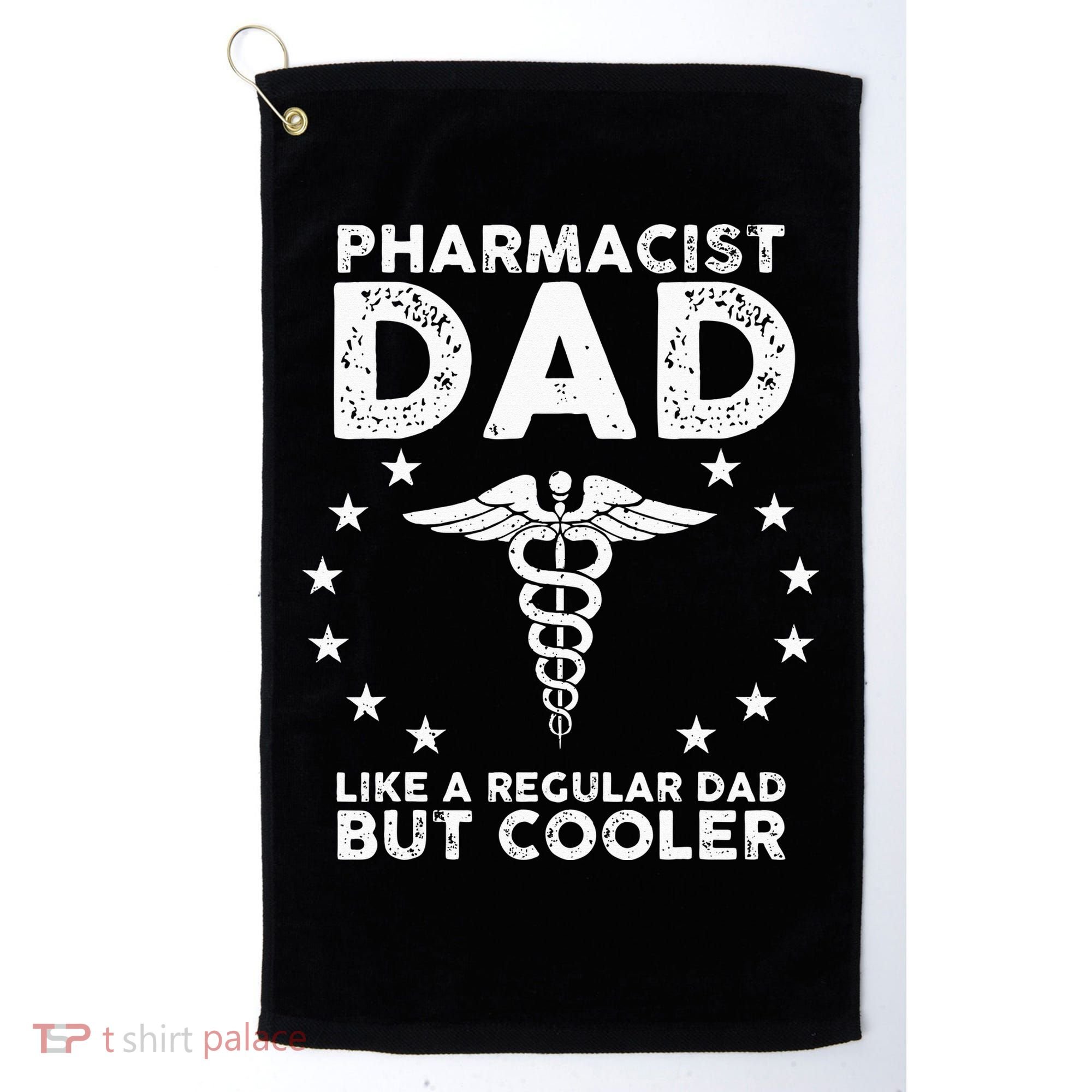 Funny Pharmacist Art For Dad School Pharmacy Technicians Golf Towel