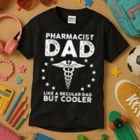Funny Pharmacist Art For Dad School Pharmacy Technicians Kids T-Shirt thumb 3