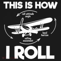 Funny Pilot Airplane Lover Aviation Pilot How I Roll Ornament thumb 1