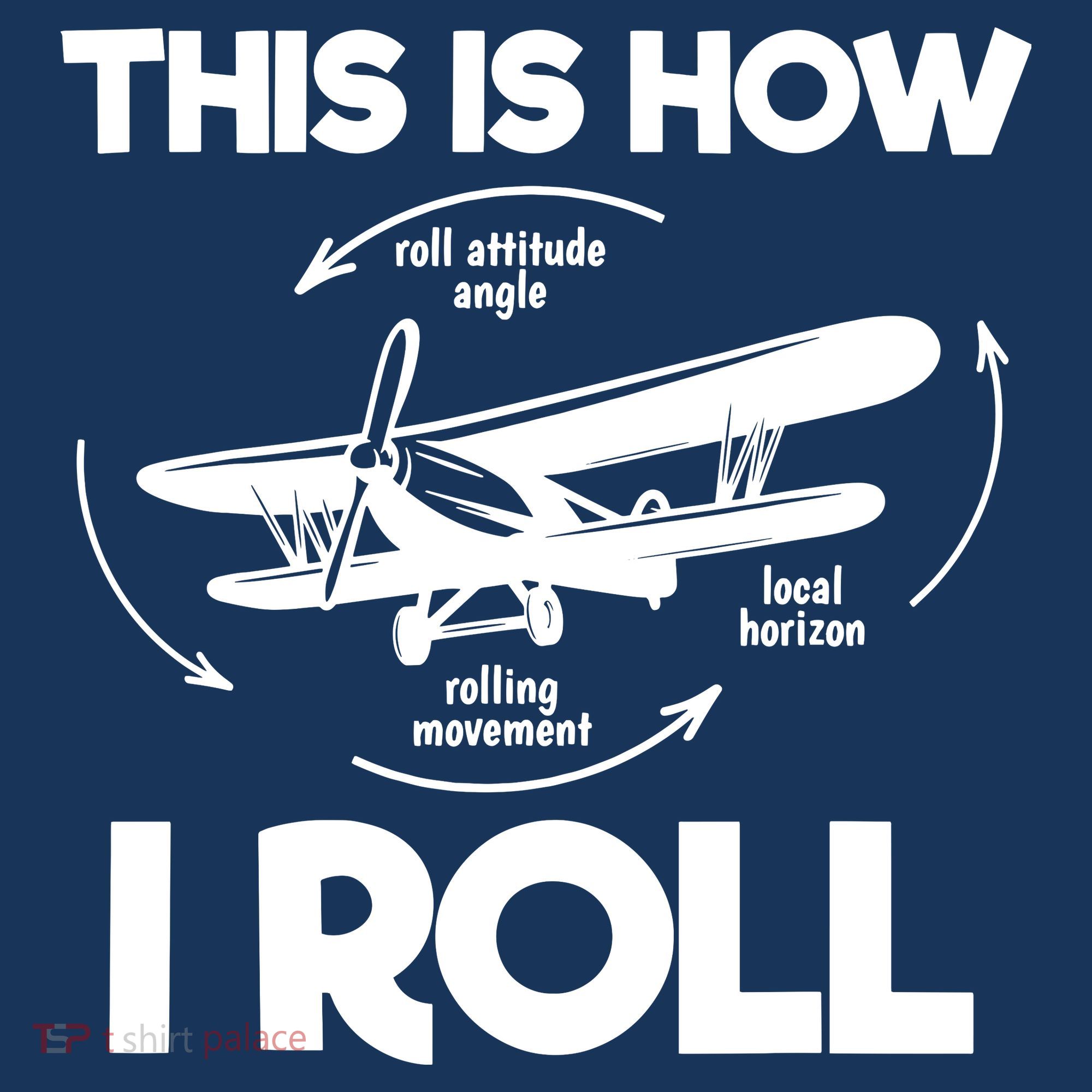 Funny Pilot Airplane Lover Aviation Pilot How I Roll Kids Sweatshirt