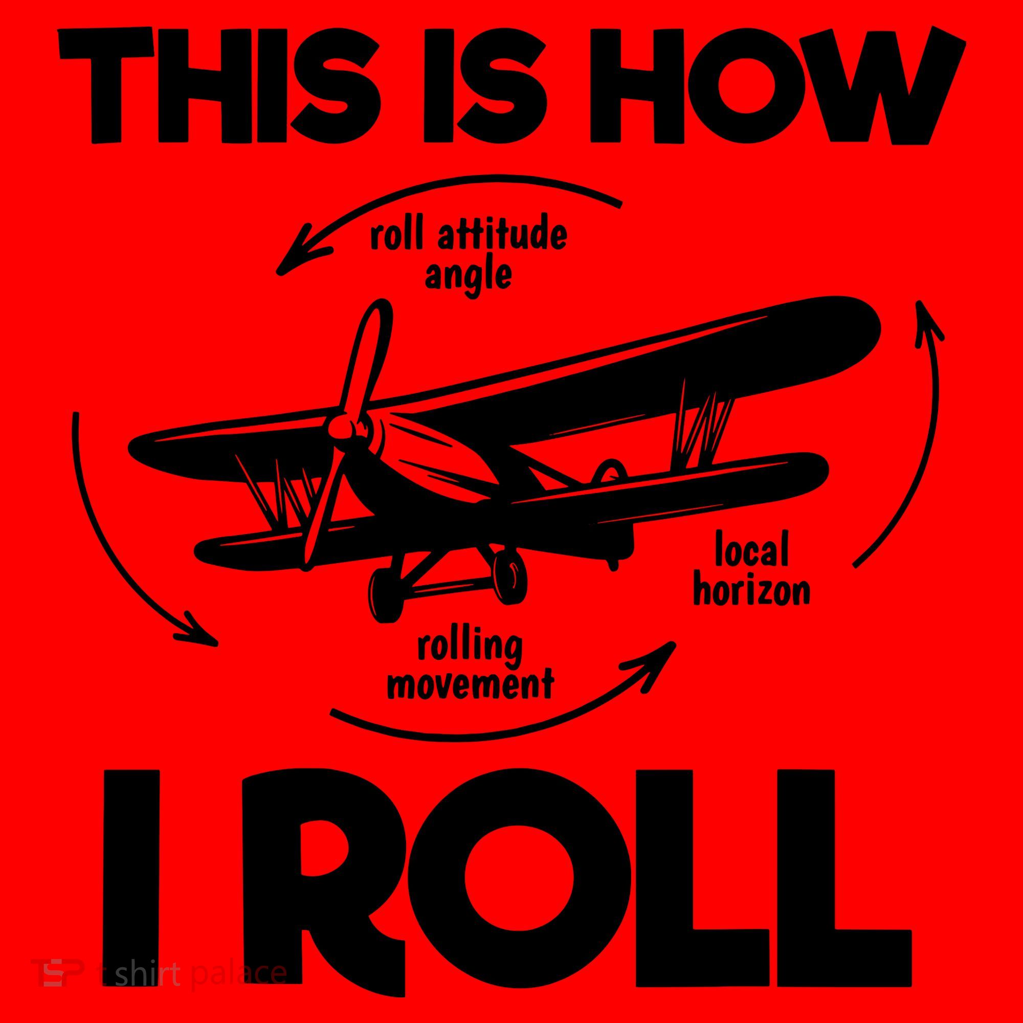 Funny Pilot Airplane Lover Aviation Pilot How I Roll Santa Hat