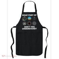 Funny Pilot Art Men Women Aviation Airline Pilot Instruments Apron thumb 0