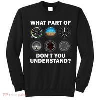 Funny Pilot Art Men Women Aviation Airline Pilot Instruments Sweatshirt thumb 0