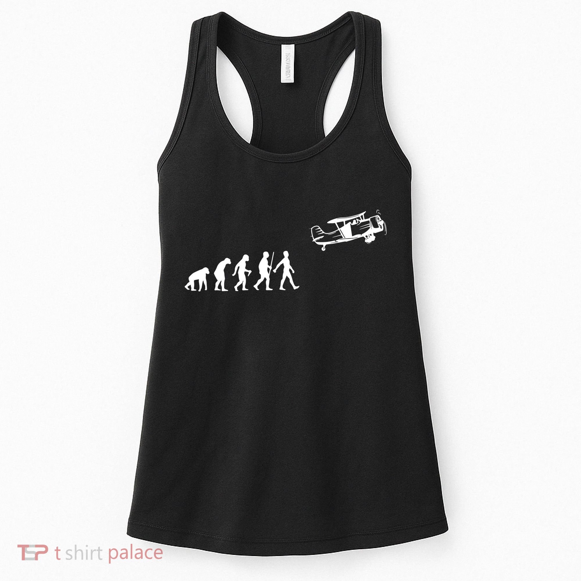 Funny Pilot Art For Men Women Airplane Pilot Aviation Lovers Women's Tank Top