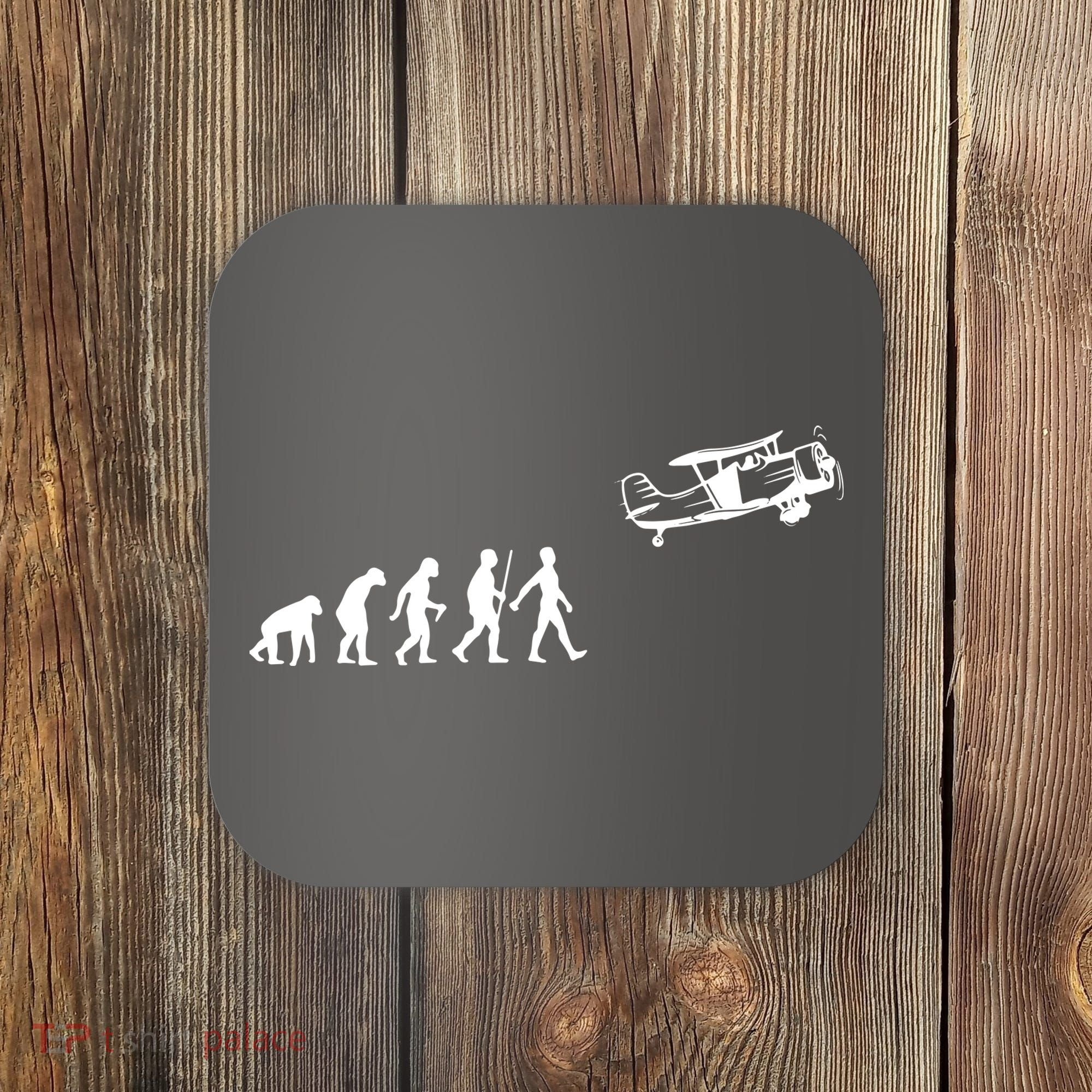 Funny Pilot Art For Men Women Airplane Pilot Aviation Lovers Coaster