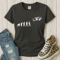 Funny Pilot Art For Men Women Airplane Pilot Aviation Lovers Women's T-Shirt thumb 3