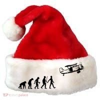 Funny Pilot Art For Men Women Airplane Pilot Aviation Lovers Santa Hat thumb 0