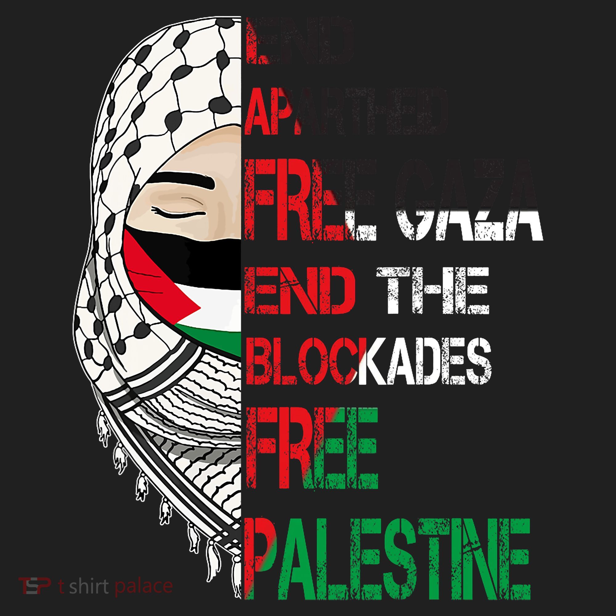 Free Palestine Arabic Palestine Gaza Jerusalem Support Flag Hat