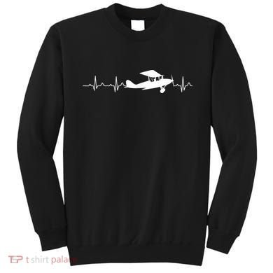 Flying Pilot , Aviation Heartbeat Sweatshirt