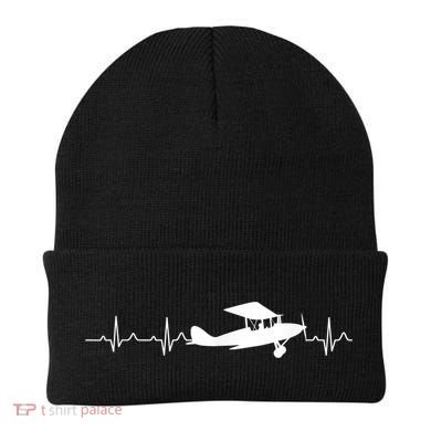 Flying Pilot , Aviation Heartbeat Beanie