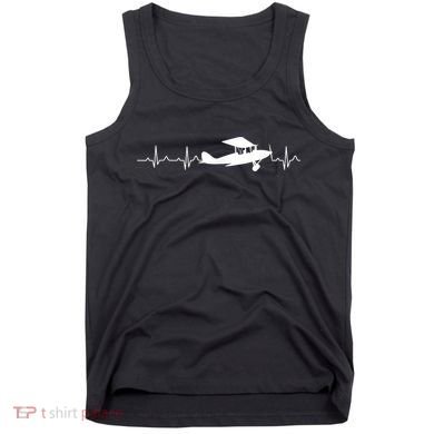 Flying Pilot , Aviation Heartbeat Tank Top