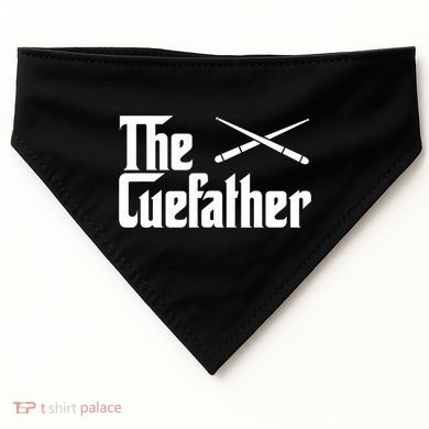 Funny Pool Billiards Player The Cue Father Gift USA-Made Doggie Bandana