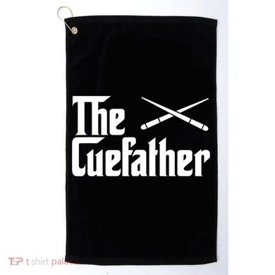 Funny Pool Billiards Player The Cue Father Gift Golf Towel