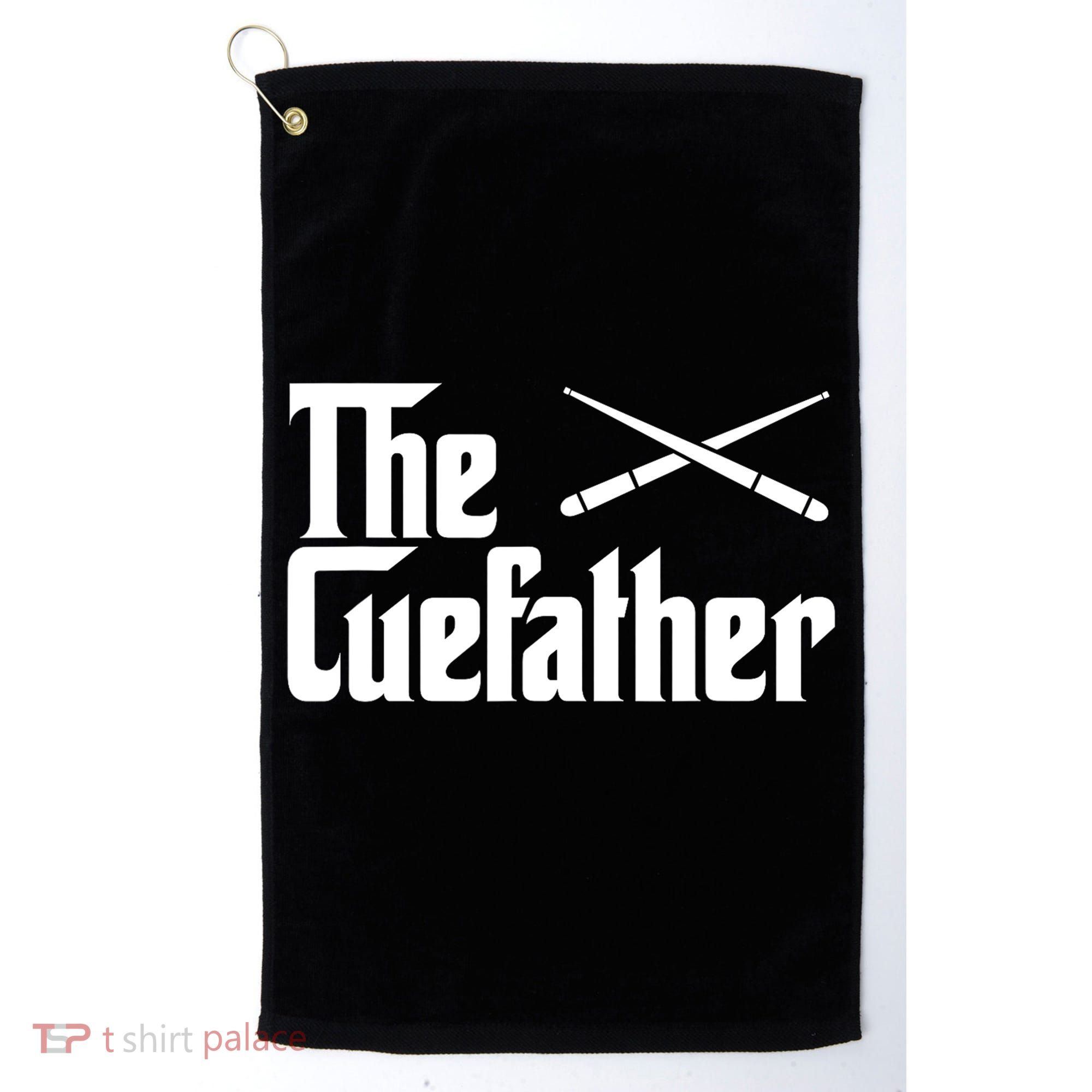 Funny Pool Billiards Player The Cue Father Gift Golf Towel