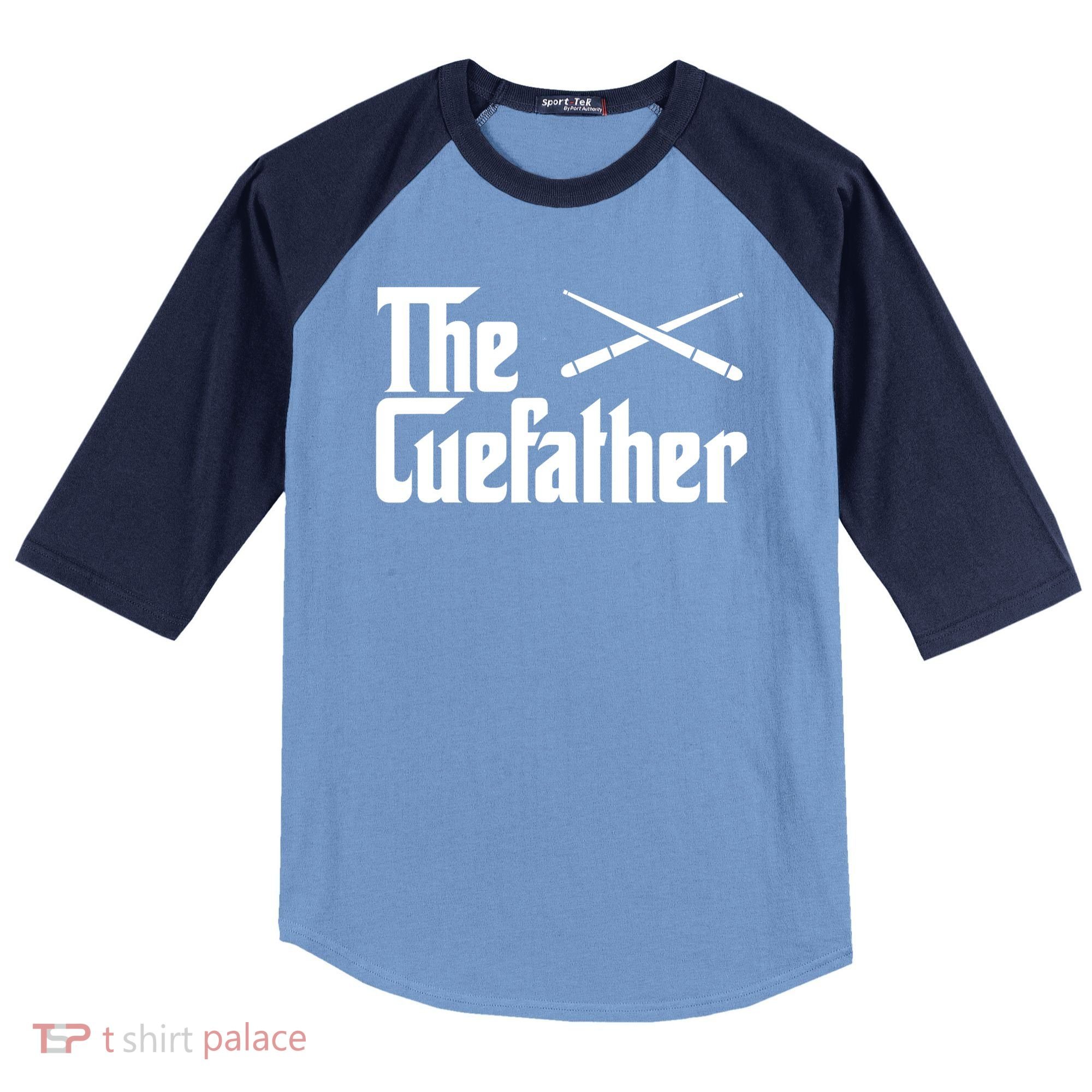 Funny Pool Billiards Player The Cue Father Gift Raglan Baseball Sleeve Shirt