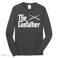 Funny Pool Billiards Player The Cue Father Gift Long Sleeve Shirt thumb 0