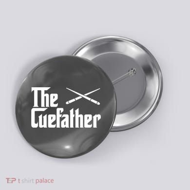 Funny Pool Billiards Player The Cue Father Gift Button